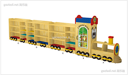 火车造型玩具柜