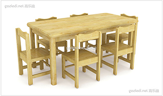 实木桌椅D-SZY006