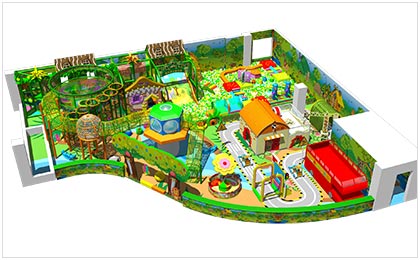 儿童淘气堡加盟-森林主题儿童乐园B-TQB008